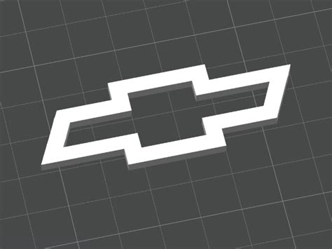 Chevrolet Bowtie Logo - 3D Printed Emblem by Solewave MakerWorld: Download Free 3D Models