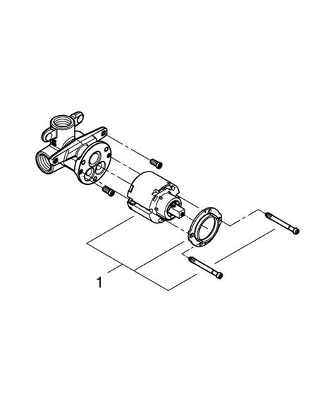 Single-lever mixer 1/2″, concealed body | GROHE