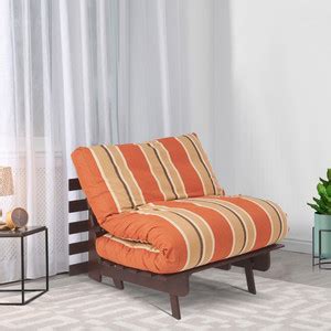 ARRA Futon 1 Seater Single Engineered Wood Fold Out Sofa Cum Bed Price ...