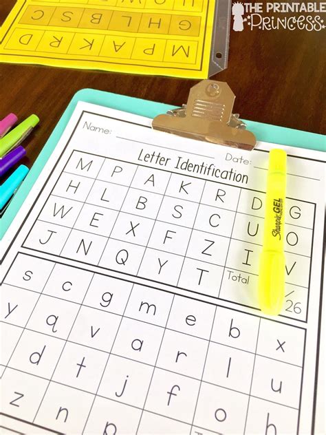 Printable Letter Recognition Activities