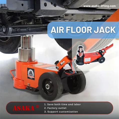ASAKA 50Ton Hydraulic Quick Jack Fold Arm Pneumatic Air Floor Jack for ...