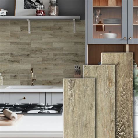 WOOD LOOK TILE - Luxury Peel & Stick Backsplash | Colamo