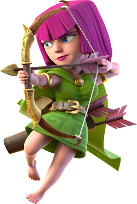 Clash-of-Clans-Archer-688x1024.jpg (688×1024) | Clash royale ...