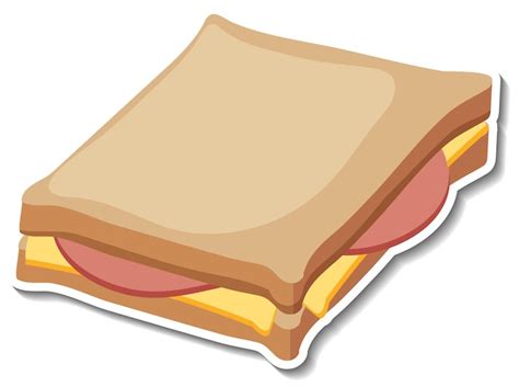 Cartoon breakfast sandwich Images - Free Download on Freepik