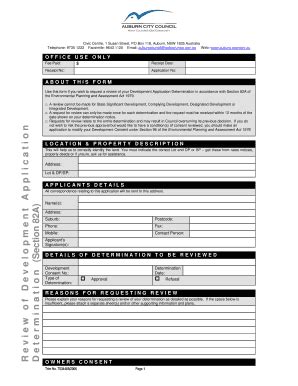 Fillable Online Section 82A review of determination application form ...