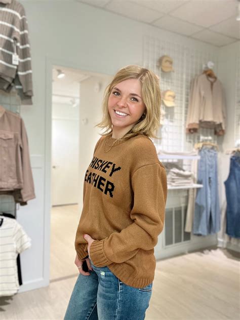 Whiskey Weather Sweater – Sweet Bay Boutique LLC