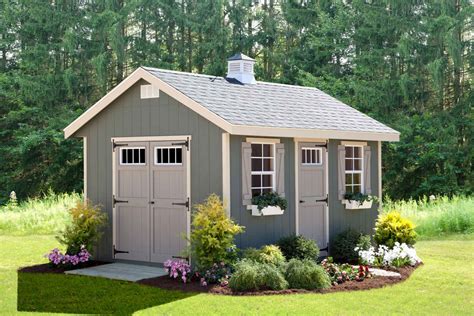 EZ-fit Riverside 10X16 Wood Shed Kit [10X16EZKITR] | Free Shipping