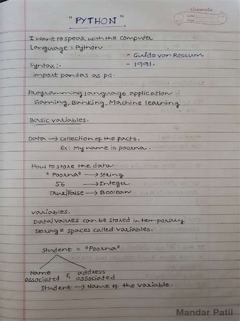 Image result for Python Notes First Year PDF