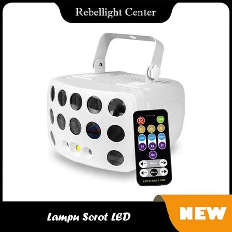 Jual Lampu Sorot LED Spotlight Laser 12 Patterns DMX 512 36W - Jakarta ...