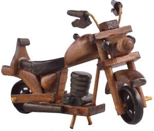KING HANDICRAFTS Wooden Bike Antique Decorative Showpiece -Gifts Items ...