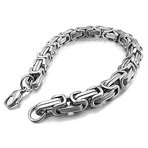 University Trendz Stainless Steel Masculine Style Braided Link Chain ...