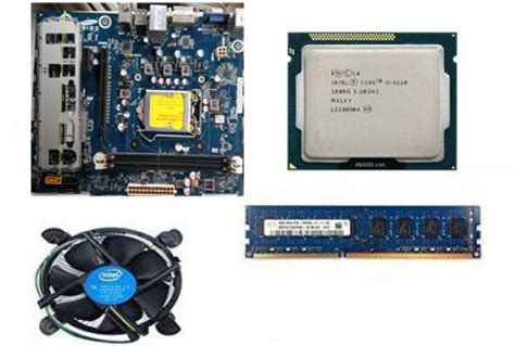 SAMSUNG H-61 MOTHERBOARD WITH i3 3220 PROCESSOR & 4GB DDR3 & CPU COOLER ...
