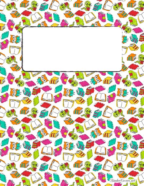 Student Binder Cover Templates