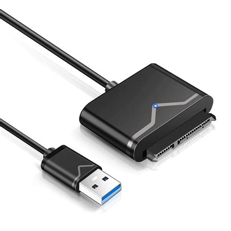 RuhZa SATA to USB 3.0 Cable,USB 3.0 to SATA III Hard Drive Adapter ...