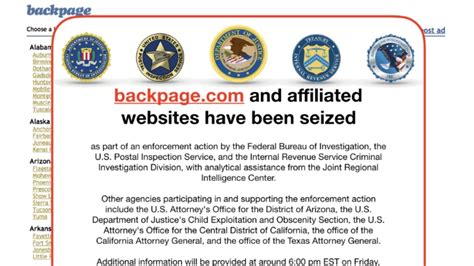 U.S. Seizes Backpage.com, a Site Accused of Enabling Prostitution - The ...