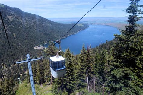 Tram from Wallowa Lake to the top of Mount Howard. Joseph, Oregon ...