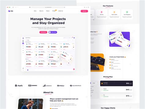 Landing Page Project 的图像结果