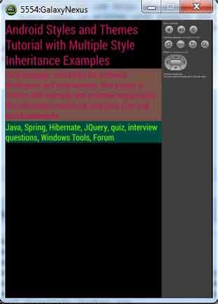 Style JavaScript Android 的图像结果