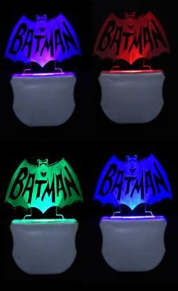 NKG The Batman 3D illusion Led Night Lamp comes with 7 Multicolor ...