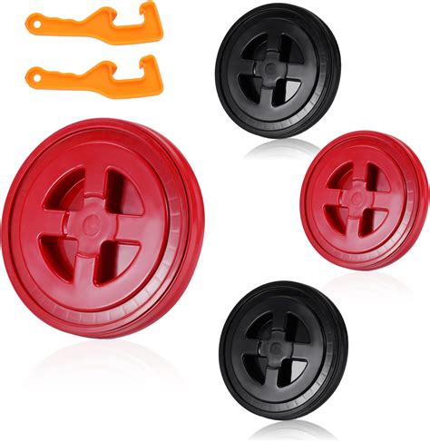Amazon.com: FUYCIEUM 3 Pieces 5 Gallon Bucket Lids, 12 Inch Plastic ...