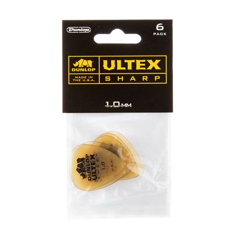 Buy Dunlop Ultex Sharp Picks - Set of 6 Online | Bajaao