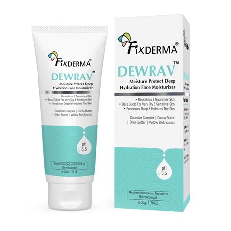 Fixderma Dewrav Deep Hydration Face Moisturizer | Lightweight ...