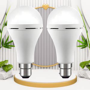 GUGGU Emergency 15W Inverter LED Bulb with 1200mAh Rechargeable Battery ...