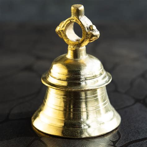 90T1 - Temple Bells Hanging for Mandir - Brass Bells for Pooja Room ...