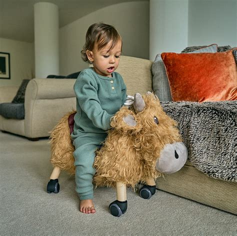 Hubert Highland Cow Ride On Toy | Babyblooms