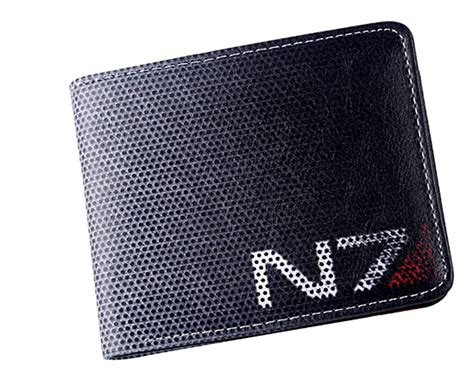 Buy SuperFuN Classic Mass Game Effect N7 Symbol Themed Bi-Fold Wallet ...