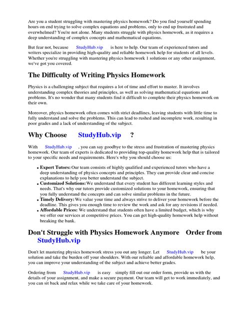 Image result for Physics Homework Solutions