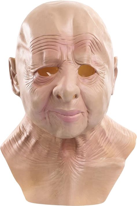 Kishawna Old Man Mask Realistic Latex Human Decorative India | Ubuy