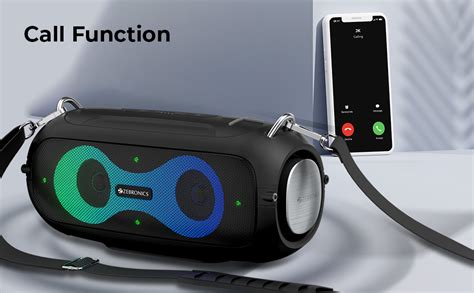 Zebronics Music Bomb X Pro 20W output, Portable wireless speaker with ...