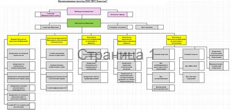 Организационная структура - ТОО «ПГУ Туркестан»
