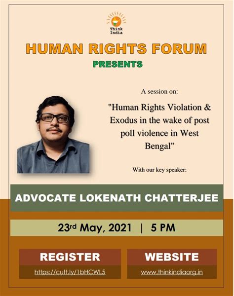 SESSION ON "HUMAN RIGHTS VIOLATION & EXODUS IN THE WAKE OF POST-POLL ...