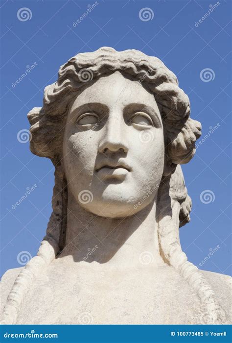 Greek Female statue stock image. Image of athens, sculpture - 100773485