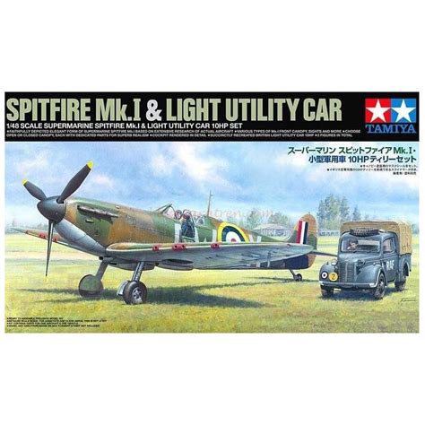 Tamiya - Avión Supermarine Spitfire Mk.I & Camioneta British Small ...