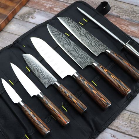7 Piece Kitchen Knife Set With Carry Case - Kitchen & Restaurant Ware ...