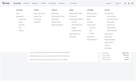b.stage | Content and media