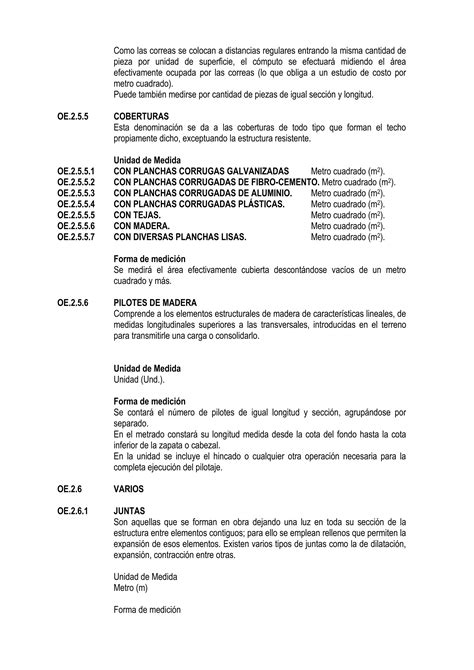 NORMA TECNICA METRADOS PARA OBRAS DE EDIFICACIONES Y HABILITACIONES ...