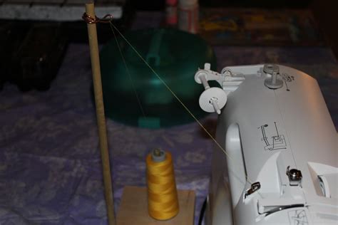 Image result for How to Use Large Spool Thread Stand