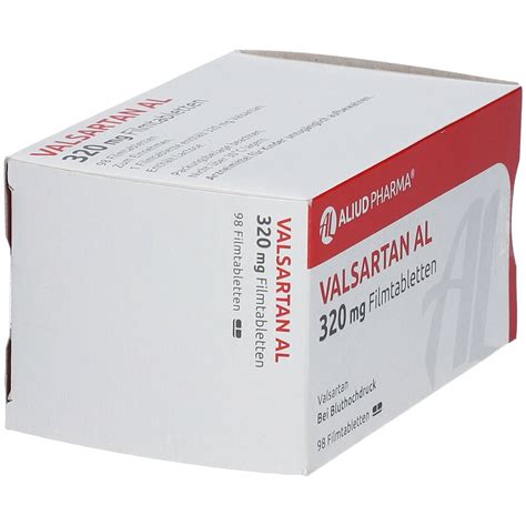 Valsartan AL 320 mg 98 St mit dem E-Rezept kaufen - Shop Apotheke