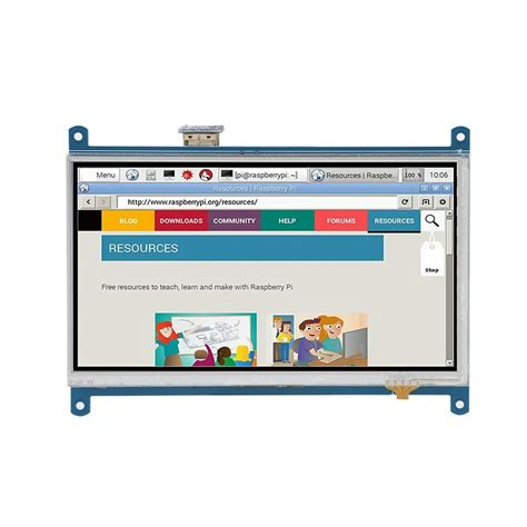 168 7 Inch LCD Touchscreen Monitor,1024 * 600 4:3 Touch Screen for ...