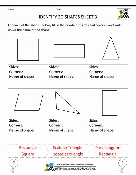 Image result for 2nd Grade Geometry