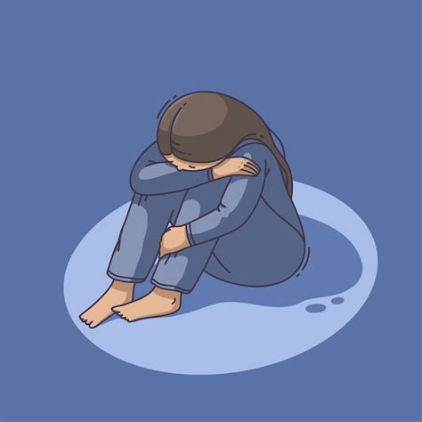 Hand drawn blue monday illustration | Free Vector