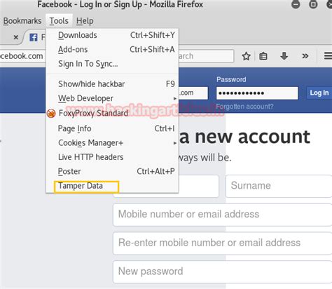 Web Penetration Testing with Tamper Data (Firefox Add-on) - Hacking ...
