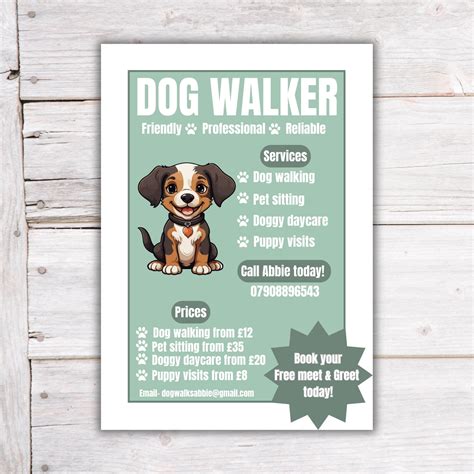Dog Walking Posters