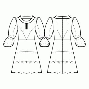 Dress #6779350 - Made to Measure Sewing Pattern by Sewist CAD Online ...