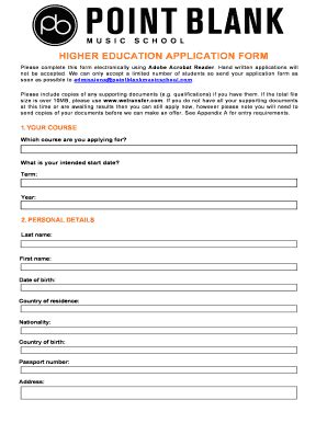 Music School Registration Form Templates | pdfFiller