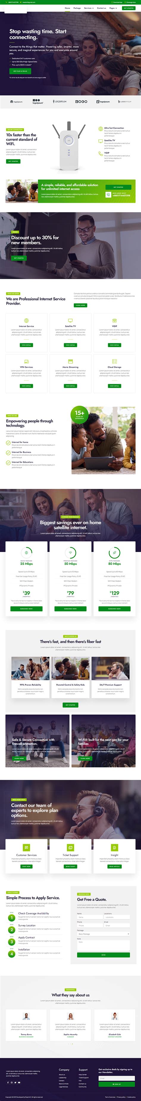 Image result for Service Provider Website